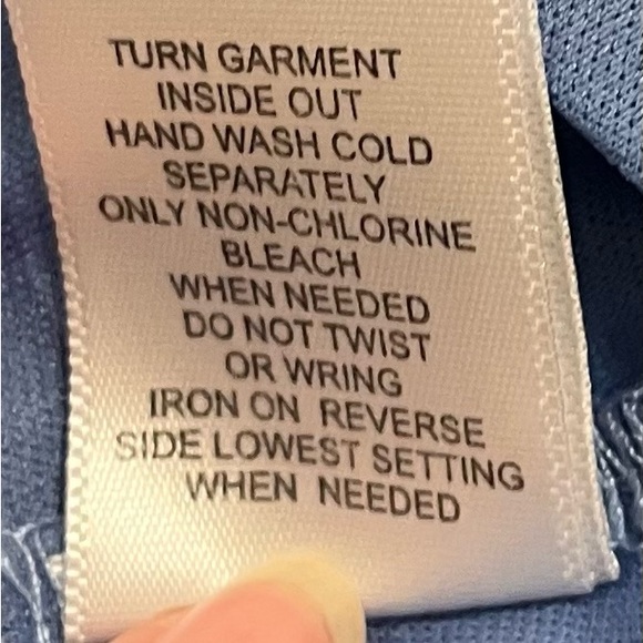 Dee Elly Blue Floral Mesh Mini Dress with Lace Trim - Size Small - Picture 7 of 9